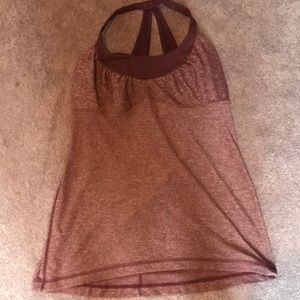 Maroon Lulu lemon size 10 workout tank